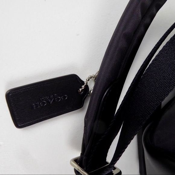 Coach Mini Charlie Backpack Zebra Print Leather - Picture 8 of 13